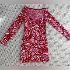 Zara Knit Red Dress